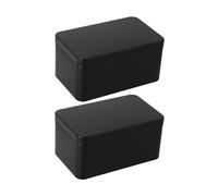 Amosfun Boîtes Rectangulaires avec Couvercles 2 Pièces, Mini Boîte en Métal Portable pour Thé, Biscuits Rangement Gain de Place, Style Élégant