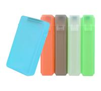 Amosfun Boîtier de Rangement Disque Dur 2,5 Pouces Étanche Lot de 5 Compartiments pour Organisation Facile Bureau Domicile