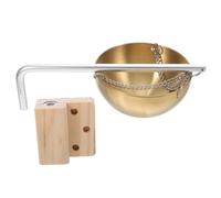 Amosfun Bol Aromathérapie Support Mural en Bois pour Sauna en Acier Inoxydable Diffusion Homogène et Gain de Place pour Sauna Vapeur à Domicile