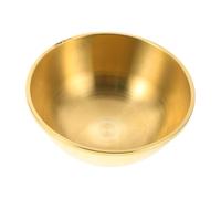 Amosfun Bol Laiton Doré pour Offrandes Bouddhistes Bol de Prière Rituel Dcoration Spirituelle pour Méditation et Cérémonie