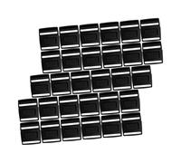 Amosfun Boucle Casquette Plastique 20 Mm Clip Chapeau LéGer Plat Attache RéGlable 100 PièCes Pour Sangles De Casquette Accessoires Pratiques