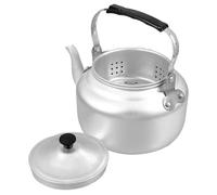 Amosfun Bouilloire de Camping en Aluminium 800 Ml Filtre pour Infusion Thé Maison Randonnée Pichet à Thé Verseuse pour Barbecue et Voyage