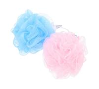 Amosfun Boules Exfoliantes Licorne pour Garçon et Filles, Lot de 2, Boules de Bain en Filet, Accessoires Bain pour Fille et Garçon, Présent Anniversaire et Fête