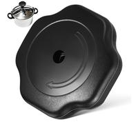 Amosfun Bouton De Couvercle D'Autocuiseur En Bakélite Poignée De Remplacement Universelle Pour Couvercle De Résistant À La Chaleur Facile À Installer Pour Remplacer Un Bouton Cassé 2.95X2.95X1.38In