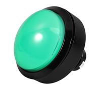 Amosfun Bouton-poussoir Convexe Vert Lumineux 63 Micro-interrupteur Jaune Yjx, Accessoire De Remplacement Pour Boutons De Jeu Sur Borne D'arcade Et Distributeur Automatique