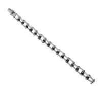 Amosfun Bracelet Acier Inoxydable Homme Chaîne Moto Épaisse Style Punk Biker Solide Résistant Décoration Poignet Masculin Accessoire Couleur Aléatoire