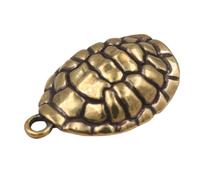 Amosfun Breloques Porte-clés en Carapace de Tortue en Laiton Léger, Décoration Vintage Délicate pour Travaux DIY et Événements Spéciaux