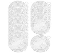 Amosfun Breloques pour Bracelets et Colliers en Alliage Argenté, 25 Pièces Petit Pendentif Saint Benoît pour Création de Bijoux Diy, Accessoires Légers et Résistants pour Fabrication