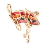 Amosfun Broche pour Femme en Alliage Note de Musique Arc-en-ciel, Fixation Solide et Décoration Créative pour Veste, Pull ou Robe Lors Fête des Mères