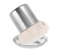 Amosfun Brosse À Huile En Acier Inoxydable Pour Crêpes | Tissu Et Éponge, Répartition Uniforme De L'Huile, Sèche Rapidement, Sans Résidus Après Lavage