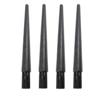 Amosfun Brosse Antistatique en Plastique Noire 4pcs pour Nettoyage Électronique Léger, pour Usage Quotidien sur Téléphone et Ordinateur