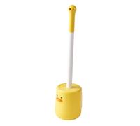 Amosfun Brosse WC Silicone Forme Canard avec Support Mural Outil De Nettoyage pour Salle De Bain Gain De Place pour Toilettes à Domicile