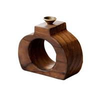 Amosfun Brûleur D'arômes en Plastique Couleur Café Porte-cône de Parfum Résistant à l'usure pour Décoration de Bureau et Salle de Yoga