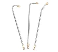 Amosfun Buse été Nettoyeur Inoxydable Pression et Haute Acier de 3pcs avec Lance Télescopique 90 Degrés Vacances pour Nettoyage de Voiture Air Conditionné
