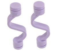 Amosfun Butée Magnétique Pour Porte De Lave-linge à Chargement Frontal, Support De Porte En Plastique Violet, Clip De Ventilation Anti-odeurs, Compatible Maison Et Laverie, Lot De 2 Pièces