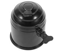 Amosfun Cache-Boule D’attelage en Plastique Noir, Protection Anti-poussière et Étanche pour Remorque, Caravane et Camping-Car, Accessoire Antivol Verrou, Adapté aux Boules D’attelage