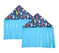 Amosfun Cachette d'angle pour Cage de Petits Animaux 2pcs, Tente de Couchage en Coton Sécurisée et Réglable en Hauteur, pour Cochons d'Inde et Lapins Nains