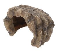 Amosfun Cachette pour Reptiles en Résine Couleur Café Offrant Un Habitat Confortable Grotte D'abri pour Tortues en Intérieur