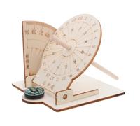 Amosfun Cadran Solaire Équatorial à Fabriquer Soi-même Modèle Ancien Pour Projet Scientifique Kit Étude Du Solaire Avec Boussole Outil Pédagogique