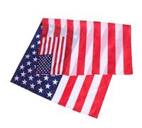 Amosfun Cape Drapeau Américain pour Fête de L'indépendance, Tissu