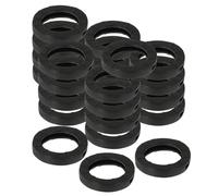 Amosfun Capuchons Flexibles en Silicone Lot de 24 Pièces Rond Protège-Clés pour Identification Clés Appartement et Maison