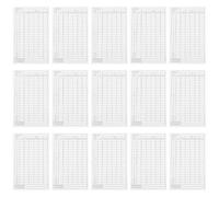 Amosfun Carnet de Cartes de Score de Golf 15 Pièces en Papier Couché