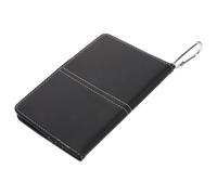 Amosfun Carnet de Score de Golf en PU Noir, Portable, Crayon
