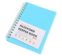 Amosfun Carnet Mots de Passe à Onglets Alphabétiques Index, Bloc-Notes Format A6 pour Organisation des Identifiants et Centralisation des Données Personnelles