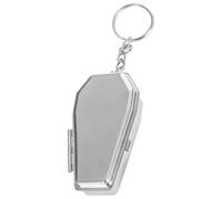 Amosfun Cendrier de Poche Métal Porte-clés Forme Cercueil Cendrier Voyage Compact