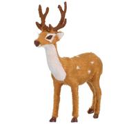 Amosfun Cerf De NoëL DéCoration Figurine Renne De Table 15cm Accessoire De Maison pour Salon Cuisine FêTe DéCorations De Saison