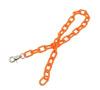 Amosfun Chaîne de Corps Punk en Acrylique Orange Chaîne de Ceinture pour Pantalon et Jeans Femme Accessoire pour Look Streetwear et Scène Hip-hop