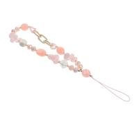 Amosfun Chaîne de Téléphone à Perles Rose en Cristal et Aluminium Résistante à L'usure la Casse pour Paquet à Main et Paquet à Dos Usage Scolaire et Familial