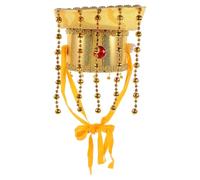 Amosfun Chapeau Décoratif Empereur Chinois Ancien Doré, Accessoire de Cosplay Traditionnel Ajustable pour Fêtes Déguisées, Jeux de Rôle et Spectacles, Coiffure Cour Royale, 1 Pièce Adulte