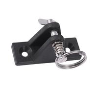 Amosfun Charnière de Pont en Acier Inoxydable 304 pour Auvent de Bateau, Kit de Fixation 2 Vis, Accessoire Nautique Solide et Poli Miroir, Compatible Capote de Bateau, Équipement Nautisme