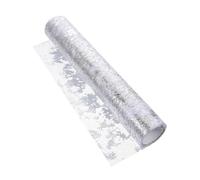 Amosfun Chemin de Table Tulle Argenté Décorations de Mariage Champêtre Nappes Résistantes pour Banquet et Anniversaire