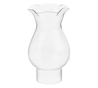 Amosfun Cheminée en Verre Clair 28 Trous Diamètre 3 Cm pour Lampe à Pétrole Ancienne, Abat-jour Rétro Compatible Lanterne à Bougie, Couvre-lampe Huile Décoration Intérieure Vintage
