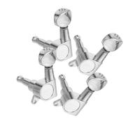 Amosfun Chevilles de Remplacement Fermées en Métal pour Ukulélé Lot de 4 Mécanismes Précis Accessoires Adaptés aux Musiciens Débutants et Professionnels