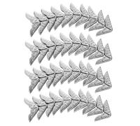 Amosfun Coins de Lecture en Métal Vintage 14mm, 40 Pièces Protège-Coins Décoratifs pour Albums Photo, Carnets et Boîtes à Bijoux, Accessoires Rétro pour Protection et Décoration