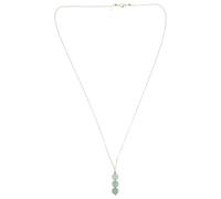 Amosfun Collier Ras du Cou à Breloques en Cristal Transparent Perles D’agate Ronde Naturelle, Pendentif Décoratif pour Femme, Collier Fantaisie Léger et Élégant, Bijou de Créateur