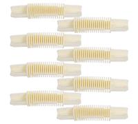 Amosfun Connecteurs Coudés d'angle pour Tringle à Rideau 26-28 MM Plastique Réglables à 360° Lot de 8 Embouts pour Tringle à Rideaux Pièce à Vivre