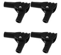 Amosfun Connecteurs Pliables pour Barres de Support de Tente 9,5 Mm, Accessoires de Remplacement 4 Pcs, Jointures Renforçant la Stabilité des Poteaux de Tente pour Camping en Extérieur