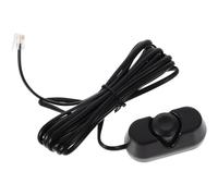 Amosfun Contrôleur de Volume Audio pour Amplificateur de Voiture, Régulateur du Volume du Caisson de Basses, Bouton de Basses pour Système Audio Automobile, Télécommande Filaire