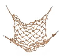 Amosfun Corde Filet d'escalade Échelle Suspendue, pour Perroquet | Installation Facile avec Boucle Suspendue, Structure en Filet à Grimper, pour Perroquets et Grandes Perruches