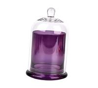 Amosfun Coupe en Verre Parfumée pour Salle De Bain Couvercle en Verre Décoration De Mariage Matériau De Haute Qualité