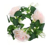 Amosfun Couronne de Bougies Décoratives Petite Couronne de Bougies pour Pilier pour Fête de Mariage Décoration de Restaurant à Domicile