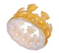 Amosfun Couronne Gonflable PVC pour Chapeau Anniversaire pour Jeux de Rôle et Décorations de Fête