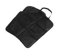 Amosfun Coussin de siège antidérapant Tampon Housse de siège pour siège de Voiture Couvre-siège Housses de siège pour SUV Protecteur sous siège Auto Cuir Black