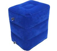 Amosfun Coussin Repose-Pieds Gonflable Réglable, Oreiller de Voyage, Flocage PVC, Confortable au Toucher, Facile à Nettoyer, pour Voyage et Usage متعدد Lieux