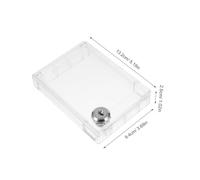 Amosfun couvercle de commutateur de climatisation protecteur d'interrupteur Couvercle de l'interrupteur AC central Panneau de couverture du thermostat central Transparent