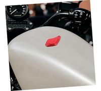 Amosfun Couvercle de Réservoir de Liquide de Frein Cnc Rouge Capuchon de Remplacement pour et Électrique Optimisé pour Frein Hydraulique à Main Améliore la de